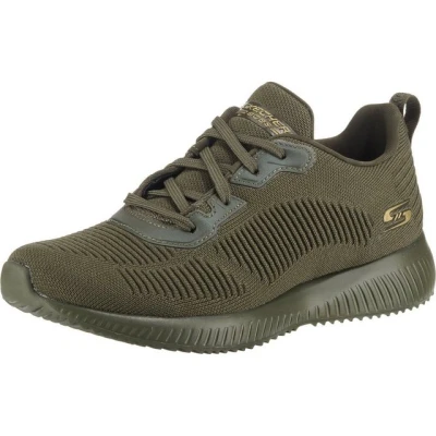 Abbildung von Skechers Damen BOBS Squad Tough Talk Sneaker, Olive Engineered Knit, 37 EU