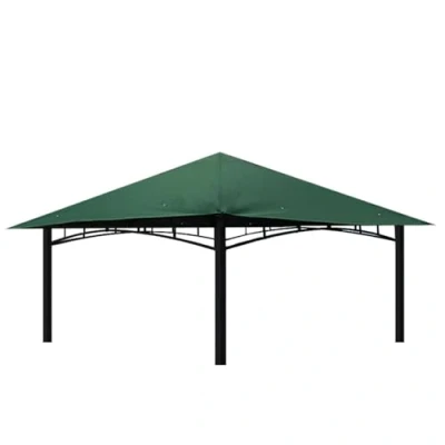 Abbildung von freigarten.de Ersatzdach für Pavillon 3x3 Meter Sand Antik Wasserdicht Material: Panama PCV Soft 370g/m² extra stark Modell 3 (Grün)