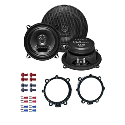 Abbildung von Hifonics VX52 Auto Lautsprecher Boxen 300 Watt 13 cm 2 Wege Koax passend für VW Crafter ab 2006 Türen Front
