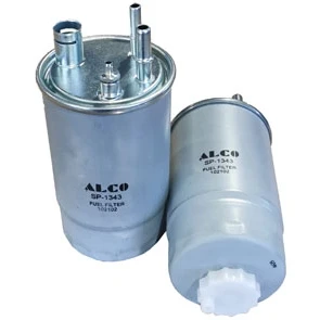 Abbildung von ALCO FILTER SP 1343 Kraftstofffilter Leitungsfilter 8,0 FIAT: Doblo II Kasten / Kombi, Grande Punto Schrägheck, I FORD: KA Schrägheck