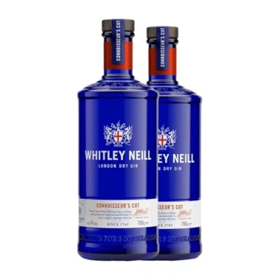Abbildung von Gin Whitley Neill Connoisseur&#039;s Cut 70 cl (Karton mit 2 Flaschen von cl)