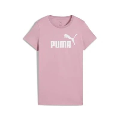 Abbildung von Puma ESS No. 1 Logo T Shirt Damen Mit Print Poised Pink Größe: S