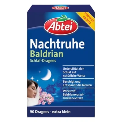 Abbildung von Abtei Nachtruhe Baldrian Schlaf Dragees 90 St
