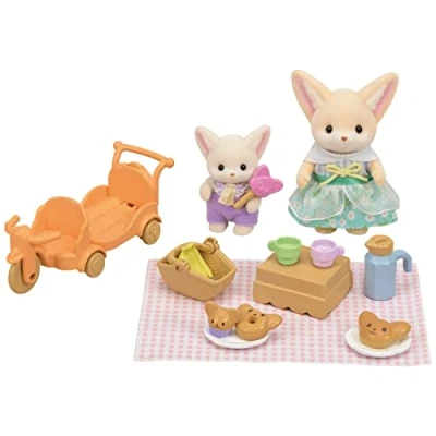 Abbildung von Sylvanian Families Picknickset Wüstenfuchs Schwester &amp; Baby