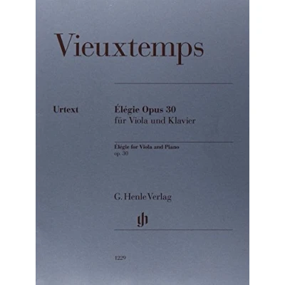 Abbildung von Élégie op. 30 für Viola und Klavier: Besetzung: Klavier (G. Henle Urtext Ausgabe)