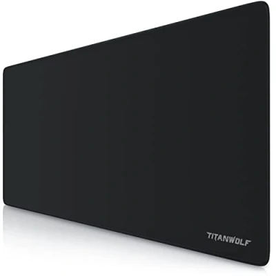 Abbildung von CSL Computer Titanwolf XXL Speed Gaming Mauspad 900 x 400mm Mousepad Tischunterlage Large Size Perfekte Präzision und Geschwindigkeit