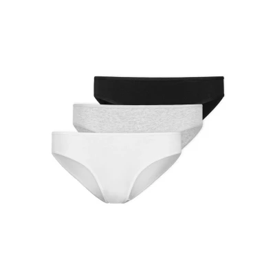 Abbildung von Snocks 3PACK Slip, Damen, Größe: XL, Mix weiß hellgrau schwarz