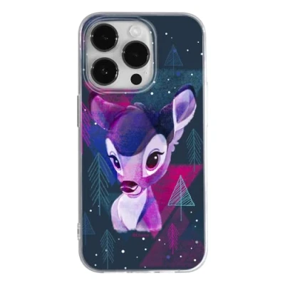 Abbildung von ERT GROUP Handyhülle für Apple iPhone 14 PRO MAX Original und offiziell Lizenziertes Disney Muster Bambi 007 optimal an die Form des Handy angepasst, hülle aus TPU