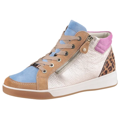 Abbildung von Ara ROM Sneaker, High Top Schnürboots mit Reißverschluss