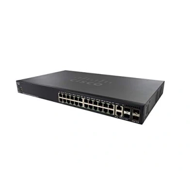 Abbildung von Cisco SG550X 24P 24 Port Gigabit PoE Stackable Managed Switch K9 EU