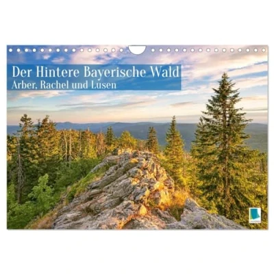 Abbildung von Arber, Rachel und Lusen: Der Hintere Bayerische Wald (Wandkalender 2025 DIN A4 quer), CALVENDO Monatskalender