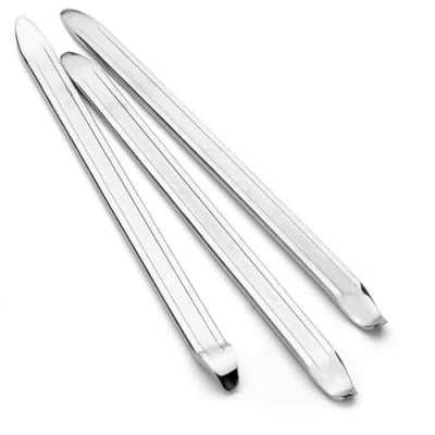 Abbildung von Leylve 3 Stück Reifenheber Fahrrad, 30cm Montiereisen, Reifenmontierhebel aus Hochfestem Stahl, Reifenmontage Werkzeug für Motorrad, Wagen, Scooter