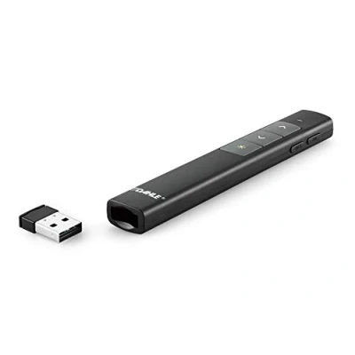 Abbildung von Dahle Presenter 95100, kabelloser Laserpointer inkl. Fernbedienung zur Steuerung von Anwendungen (z.B. Powerpoint)