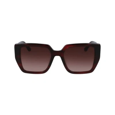 Abbildung von KARL Lagerfeld Sonnenbrille, Damen, Größe: 52, Burgundy