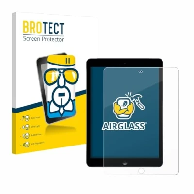 Abbildung von BROTECT Schutzglas für Apple iPad Air 2 2014 Schutzfolie Panzer Folie Glas [Extrem Kratzfest 9H, Anti Fingerprint, Ultra Transparent]