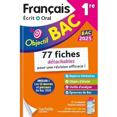 Abbildung von Objectif BAC fiches détachables Français 1re 2025: 77