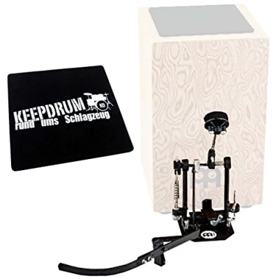 Abbildung von Meinl TMSTCP Direct Drive Cajon Pedal Fußmaschine + keepdrum Sitzpad