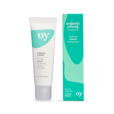 Abbildung von Green People Oy! Gesichtsreinigungsserum 30 ml Bio Serum für Teenager Natürlich gegen Pickel junge Haut, bei Pickelneigung Paraben und Äthanol frei Tierleidfrei u. vegan