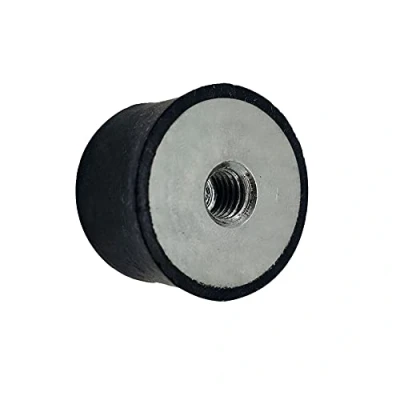 Abbildung von DOJA INDUSTRIAL Klimaanlage Gummipuffer M8 Innengewinde 30x20 PACK 4 Klima Silentblock Klimageraet Anti Vibration Gummilager Wandhalterung Gummi Antivibrationsfuesse