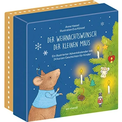 Abbildung von der Weihnachtswunsch kleinen Maus (Neuauflage): Kinder Adventskalender mit 24 kurzen Geschichten für ab 3 Jahren zum Lesen und Vorlesen