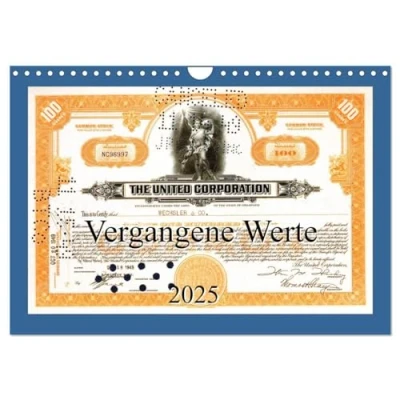 Abbildung von Vergangene Werte (Wandkalender 2025 DIN A4 quer), CALVENDO Monatskalender