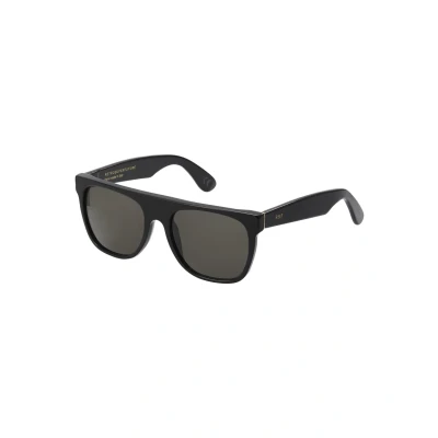 Abbildung von Retrosuperfuture Unisex FZQ Flat Top Black Gläser SONNENBRILLEN Acetat Schwarz Pilot Normal