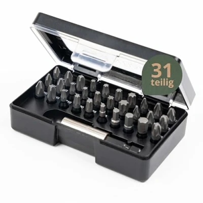 Abbildung von Wiha Essential Impact Bit Set 31 tlg. inkl. Bitbox I PH, PZ, Sechskant, Torx Schrauberbit mit Bithalter Bitset für Akkuschrauber (45628)