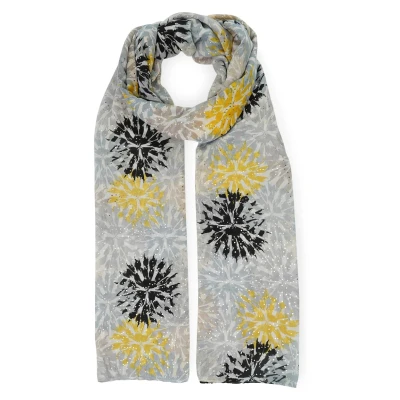 Abbildung von Harpa Schal, Damen, Größe: One Size, Gre/yellow