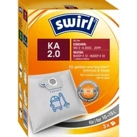 Abbildung von Swirl Staubsaugerbeutel &quot;KÄ 2&quot;, (Packung, 3 St.), für Kärcher &amp; Nilfisk Nass und Trockensauger