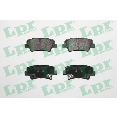 Abbildung von LPR 05P1558 Bremsbelagsatz SSANGYONG: Korando III SUV, HYUNDAI: Sonata V, KIA: Soul I, Opirus
