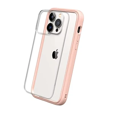 Abbildung von RhinoShield Modulares Case kompatibel mit [iPhone 14 Pro Max] Mod NX Anpassbare &amp; stoßdämpfende Schutzhülle im schlanken Design 3.5 Meter Fallschutz Samtrosa