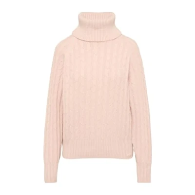 Abbildung von comma Relaxed FIT MIT Turtleneck Strickpullover, Damen, Größe: 32, Perlmuttrosa