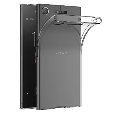 Abbildung von AICEK Sony Xperia XZ1 Hülle, Transparent Silikon Schutzhülle für Case Clear Durchsichtige TPU Bumper Handyhülle (5,2 Zoll)