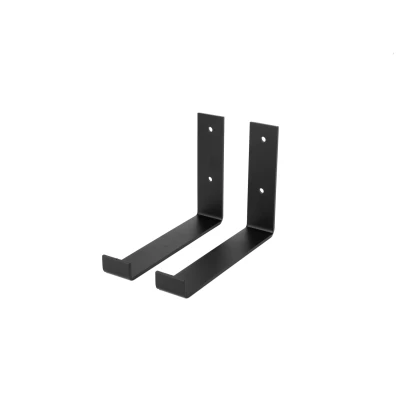Abbildung von Regalhalter Industriell Schwarz 150 x 200 mm T4 Pro Set 2 Stück