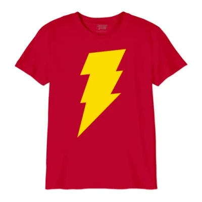 Abbildung von dc comics Jungen Boshazots003 T Shirt, rot, 8 Jahre
