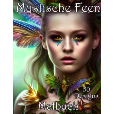 Abbildung von Feen Malbuch für Erwachsene &amp; Jugendliche: Mystische zum Ausmalen mit 50 magischen Motiven