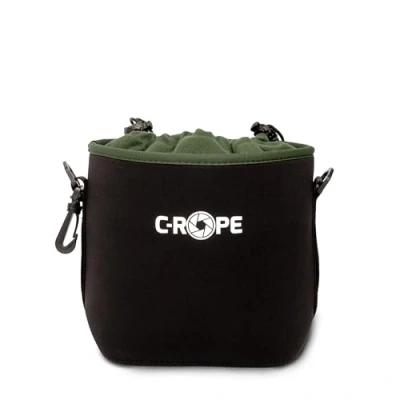 Abbildung von C Rope Kamerabeutel aus Neopren, Neopren Beutel mit Fleece Fütterung, wasserabweisend, Kamerazubehör Größe M