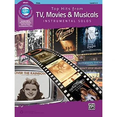 Abbildung von Top Hits from TV, Movies &amp; Musicals Instrumental Solos Viola (incl. CD): Viola, Book CD (Top Solos)
