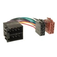 Abbildung von ACV 1230 20 ISO Buchse auf Stecker Klemme 15/30 Gedreht für Opel, Schwarz