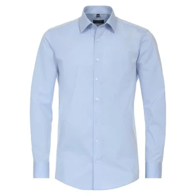 Abbildung von Redmond Comfort FIT Langarm IN Verschiedenen Businesshemd, Herren, Größe: Large, Blau