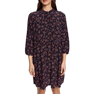 Abbildung von ESPRIT Damen 023ee1e302 Kleid, Navy, 32