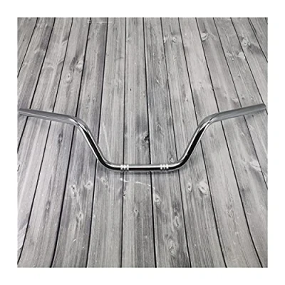 Abbildung von Motorrad Lenker,Motorcycle Handlebar Retro Lenker 22mm 7/8 Klassisches Lenkrad für Royal Enfield Bobber Chopper Cruiser Scooter Griff Bar(Color:Chrome)