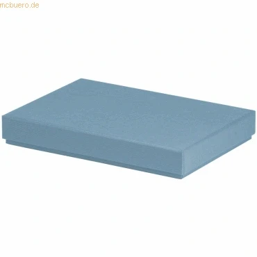 Abbildung von Rössler Papier 13521453151 Boxline Kartonage rechteckig, passend für DIN A5, Denim, 1 Stück