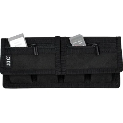 Abbildung von JJC DSLR Akku Batterie Tragetasche Tasche (4 Tasche) Speicherkarten Beutel für Canon EOS R 5D Mark IV 6D 7D 90D 80D Nikon Z6 Z7 D850 D800 D750 D7500 Sony A9 II A7 III A7RIV A6600 A6100 Batterien