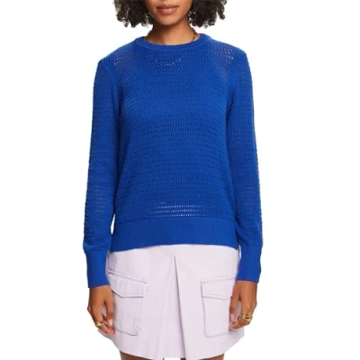 Abbildung von Esprit Strickpullover, Damen, Größe: Medium, Bright blue