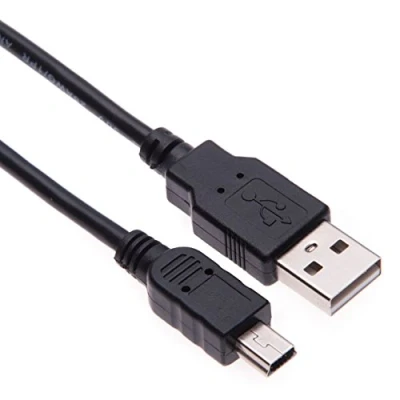 Abbildung von Keple USB A auf Mini Ladegerät Kabel für Creative Zen Vision, Vision W, Wav Xtra, X Fi, Xtra Fi Fi2, Style, Style 300, 100, MX, MP3 MP4 Music Player 2 m