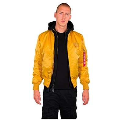 Abbildung von ALPHA INDUSTRIES Herren MA 1 D Tec Bomberjacke, Wheat, XXL