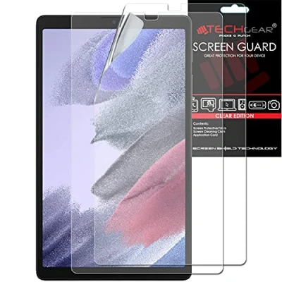 Abbildung von TECHGEAR 2 Stück Schutzfolie für Galaxy Tab A7 Lite 8.7 Zoll (SM T220 / SM T225) Screen Protector, Ultra Klare Bildschirmschutz Display folie Kompatibel mit Samsung 2021