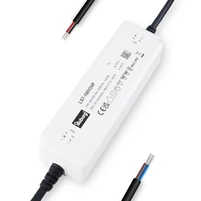 Abbildung von illuburg LED Trafo 24V 100W Wasserdicht IP67 Flackerfrei für Strip Lampe Netzteil Treiber Power Supply