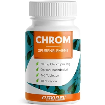 Abbildung von Chrom Picolinat 365x Tabletten mit 200 mcg optimal hochdosiert normaler Blutzuckerspiegel und Makronährstoff Stoffwechsel ohne Zusätze laborgeprüft Zertifikat vegan